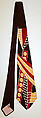 Necktie, rayon, American