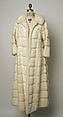 Coat, House of Dior (French, founded 1946), fur (mink), leather, silk, French