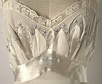 Nightgown, silk, American