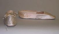 Shoes, silk, leather, French