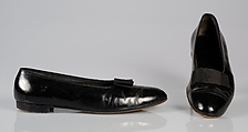 Evening pumps, Saks Fifth Avenue  American, Leather, British