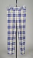 Trousers, Pierre Cardin  French, born Italy, Wool, French