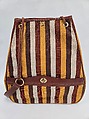 Bag, Phelps (American, founded 1940), cotton, leather, American