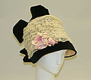 Hat, silk, cotton, French
