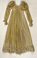Afternoon dress, silk, French