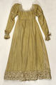 Afternoon dress, silk, French