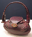 Purse, leather (armadillo), probably American