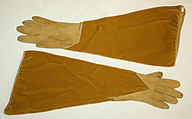 Gloves, Mugler  French, leather, cotton, French