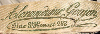 Dress, silk, French