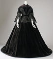 Dress, silk, French