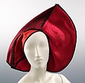 Cocktail hat, Denise Sarrault  French, silk, French
