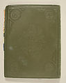 Swatch book, paper, fabric swatches, American