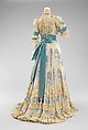 Afternoon dress, Jacques Doucet (French, Paris 1853–1929 Paris), silk, linen, rhinestones, French