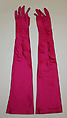 Gloves, House of Dior French, a, b) silk, French