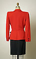 Suit, Valentino (Italian, born 1932), a,b) wool
c) silk, Italian