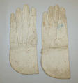 Riding gloves, leather, British