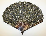 Fan, silk, metal, plastic, wood, American or European