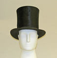 Top hat, silk, American