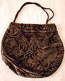 Purse, Gallenga Italian, silk, Italian