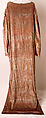 Evening dress, Gallenga (Italian, 1918–1974), silk, glass, Italian