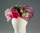 Hat, Lilly Daché American, born France, Silk, American
