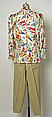 Ensemble, Isaac Mizrahi (American, born 1961), (a) linen
(b, c) cotton, American
