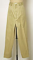 Ensemble, Isaac Mizrahi (American, born 1961), (a) linen
(b, c) cotton, American