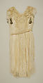 Wedding ensemble, Henri Bendel (American, founded 1895), silk, wax, silver, glass, American