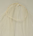 Wedding ensemble, Henri Bendel (American, founded 1895), silk, wax, silver, glass, American