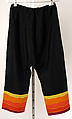 Lounging pajamas, silk, American