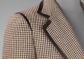 Suit, Valentino (Italian, born 1932), wool, leather, Italian