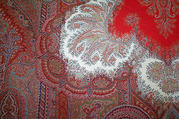 Shawl, silk, wool, European