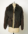 Coat, Jacques Laurent, fur, leather, French