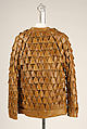 Coat, leather, metal, wool, American or European