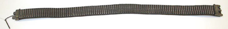 Belt, leather, metal, American or European