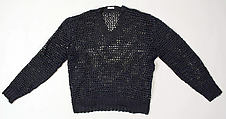 Sweater, raffia, American or European