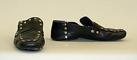 Shoes, leather, metal, American or European