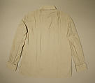 Suit, (d) House of Dior (French, founded 1946), (a,b) cashmere
(c) cotton
(d) silk
(e,f) leather
(g,h) rayon (?), Italian