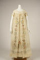 Ensemble, cotton, silk, probably European