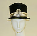 Hat, Maison Lewis (French), silk, metal, French