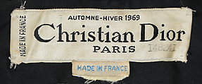 Dress, House of Dior (French, founded 1946), wool, French