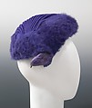 Hat, Claude Saint-Cyr  French, wool, feather, French