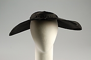 Picture hat, Lilly Daché American, born France, Straw, silk, wire, American