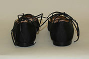 Shoes, Manolo Blahnik (British, born Spain, 1942), synthetic fiber, leather, British