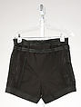 Shorts, Jean Paul Gaultier (French, born 1952), cotton, synthetic fiber, French