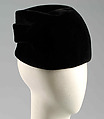 Toque, House of Balenciaga  French, Wool, French