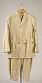 Norfolk suit, L.P. Hollander & Co. (American), wool, American