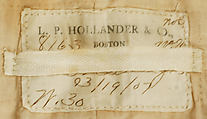 Norfolk suit, L.P. Hollander &amp; Co. (American), wool, American