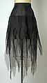 Ensemble, House of Chanel (French, founded 1910), wool, silk, leather, metal, French