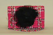 Ensemble, House of Chanel (French, founded 1910), wool, silk, leather, metal, French